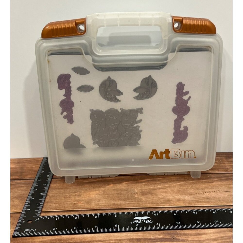 50+ Unbranded Die Cutters On 9 Magnetic Boards In ArtBin Case Mixed Theme thin